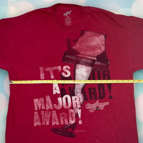 A Christmas Story Men’s Leg Lamp Graphic Tee Shirt Top Size XL - Picture 2 of 3